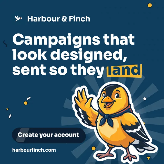 A launch post from the brand kit